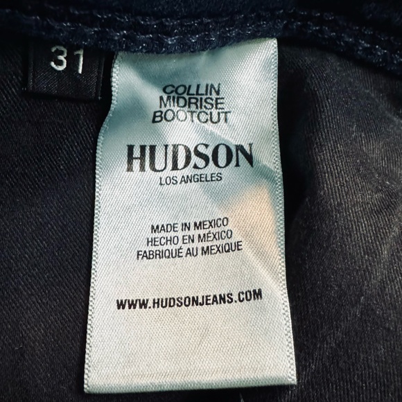 Hudson Jeans Signature Colin Midrise Bootcut Dark Wash Size 31 NEW ! - Picture 10 of 15